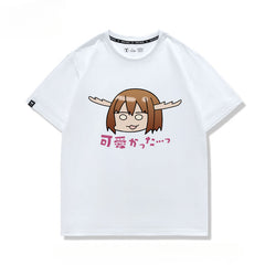 Unisex Anime Graphic Short-sleeved T-shirt