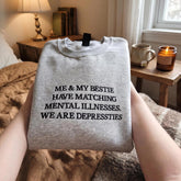 Me and My Bestie Embroidered Sweatshirt