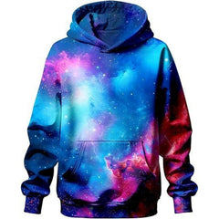 Starry Sky Painted 3D Print Graffiti Hoodie