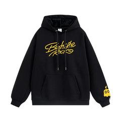 Nijika Ijichi LOGO Printed Pullover Hoodie