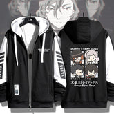 Unisex Anime Dazai Cardigan Zipper Hoodie
