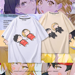 Unisex Anime Pattern Short Sleeve T-Shirt