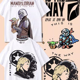 Men's Mandalorian Short Sleeve Cartoon T-Shirt