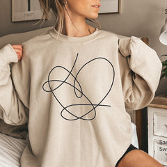 Women's Love Yourself Heart Sweatshirt