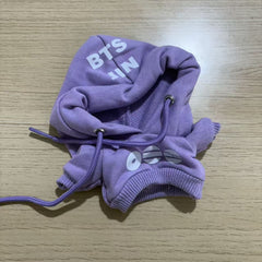 JK V RM Purple Hoodie Light Stick Cover