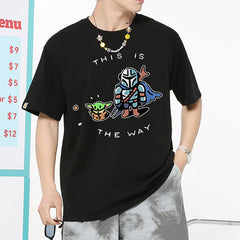 Men's Mandalorian Graphic Summer T-Shirt