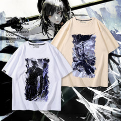 Game Print Short-sleeved Cotton Loose Tee