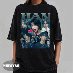Han Graphic Cotton Crewneck Sweatshirt