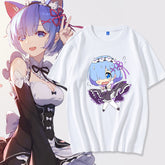 Women's Rem Anime Short-sleeved T-shirt