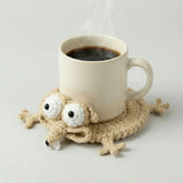 Scrat coaster crochet