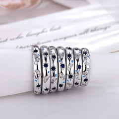 Niche Starry Sky Stars Ring