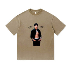 Jungkook Poster Print Cotton T-shirt