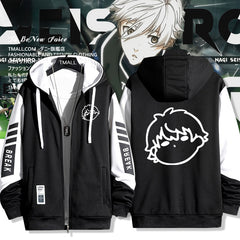 Unisex Anime Nagi Hooded Loose Jacket