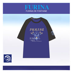 Furina Cosplay Short Sleeve T-shirt Shorts