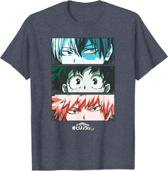 Todoroki Deku Bakugo Eyes Anime T-Shirt
