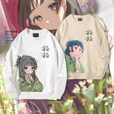 Casual Girls Anime Crew Neck Sweatshirt