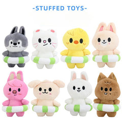 Kpop Members Cartoon Character “Swim Day” Plushies