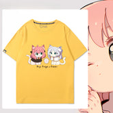 Women's Anime Short-sleeved Cotton T-shirt