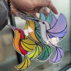 Colorful Hummingbird Suncatcher
