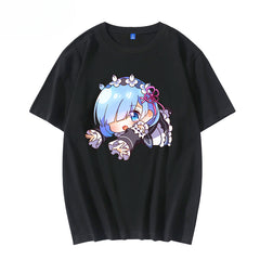 Women's Rem Anime Short-sleeved T-shirt