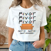 PIVOT Friends Funny Short Sleeve Tee