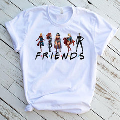 Girls Superhero FRIENDS Women's Tee