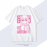 Kessoku Band Graphic Cotton Short-sleeved T-shirt