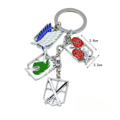 Anime Wings of Freedom Logo Keychain Pendant
