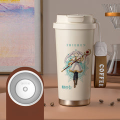 Anime Printed Coffee Thermos Cup