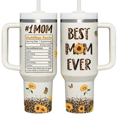 Graphic Print Stainless Steel Insulated Ice Handle Outdoor Cup