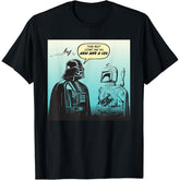 Funny Darth Vader and Boba Fett Comic T-Shirt
