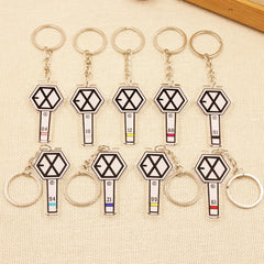 KPOP Lightstick Cartoon Acrylic Keyring