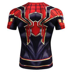 Trendy Men's Spider 3D Printed Sports Fitness T-shirt