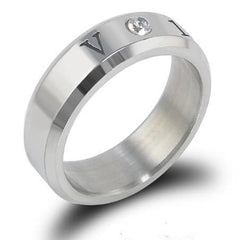 KPOP Stainless Steel Letter Ring