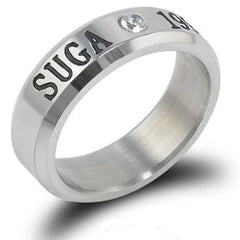 KPOP Stainless Steel Letter Ring