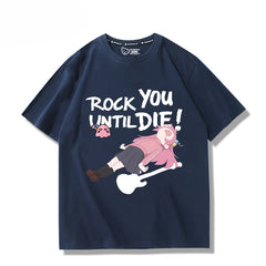 Funny Anime Graphic Short Sleeve T-Shirt