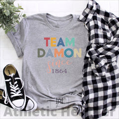 Team Damon Since 1864 Printed T-Shirt