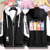 Unisex Cute Anime Cos Zipper Hooded Jacket