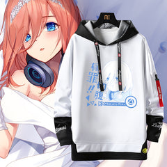 Versatile Nakano Anime Men's and Women's Hoodie