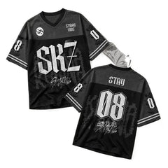 BANGTAN Street Style 3D Print V-neck Jersey Top