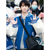 SHINYU DOHOON 24/7 Blue Baseball Jacket