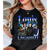 LOUIS Graphic Print T-Shirt Top