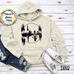 Bicycle Through the Upside Down Unisex Hoodie