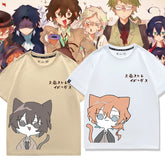 Unisex Anime Graphic Cotton Loose T-Shirt