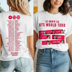 BTS 2026 World Tour Shirt Limited Edition