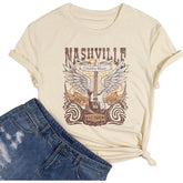 NASHVILLE Country Music Printed Women's T-Shirt