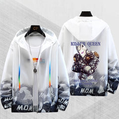 Casual JOJO Anime Cos Sunscreen Thin Coat