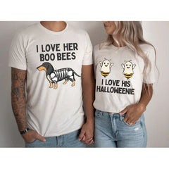 Spooky Couple Halloween Shirts
