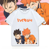 Unisex Anime Pattern Cotton Short Sleeve T-Shirt