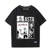 Trendy Anime Cotton Short-sleeved T-shirt